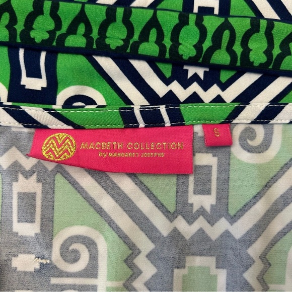 MACBETH Collection Geometric Print Dress - Picture 9 of 12